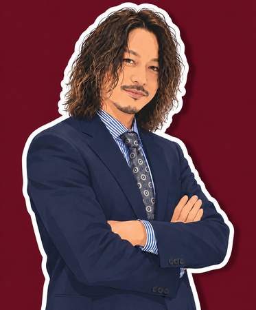 取締役副社長の大畑亮輔（イラスト）