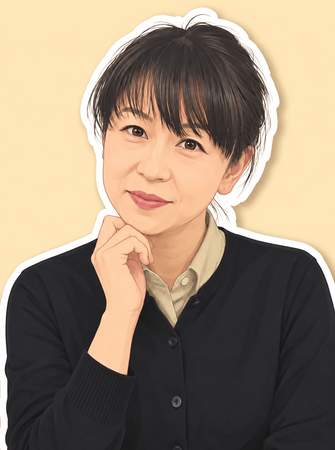 カスタマーサポートの内山聡子（イラスト）