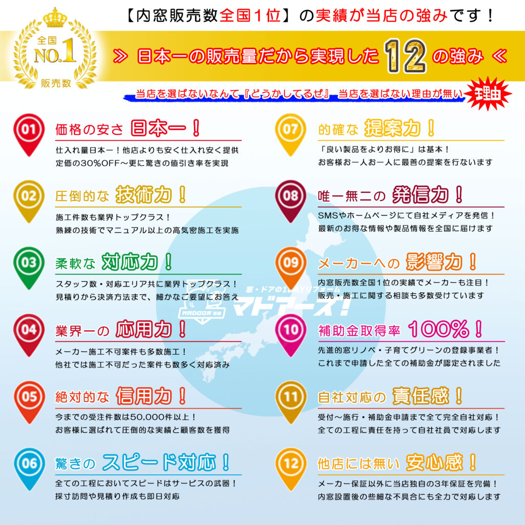 全国1位の強み！